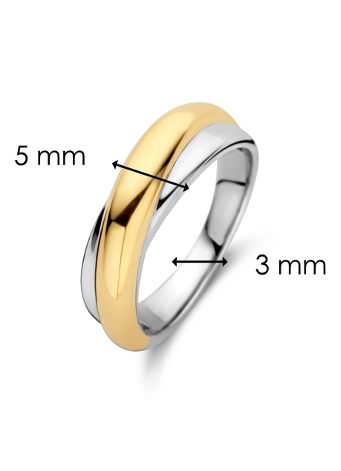 TI SENTO - Milano Ring verguld 12281SY - detail 5 goud