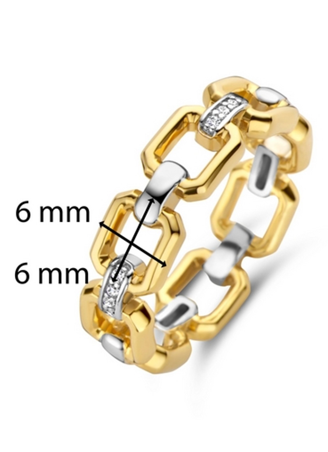 TI SENTO - Milano  Ring verguld 12292ZY - detail 5 goud