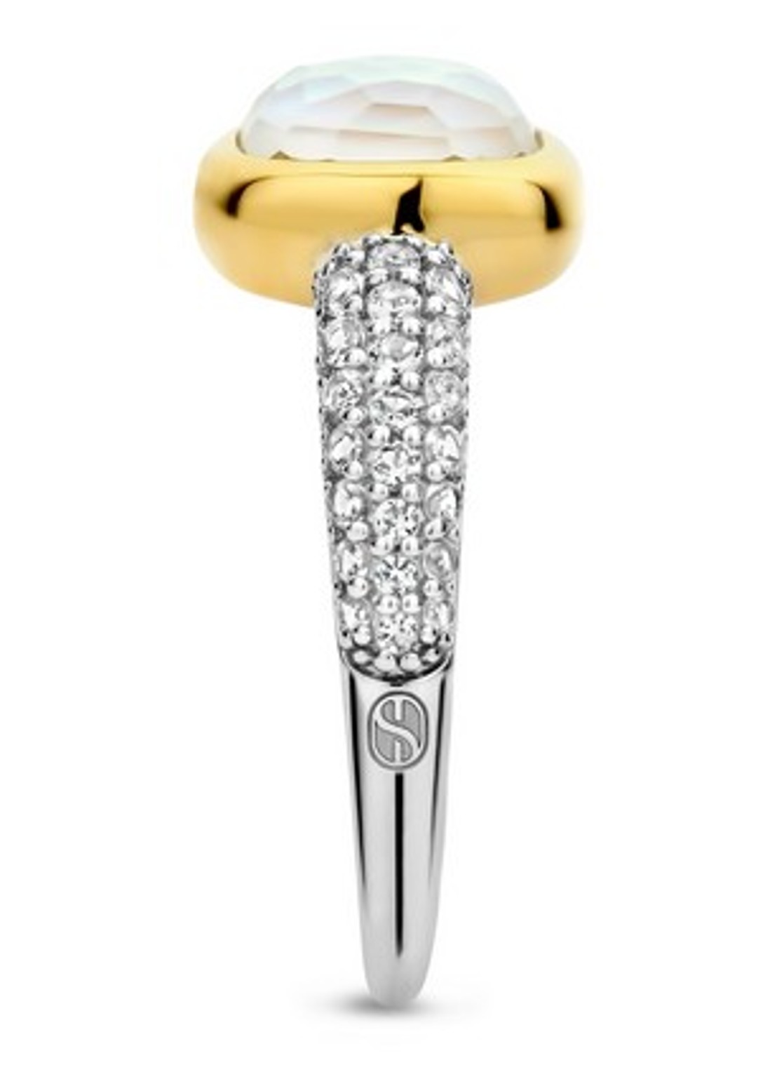 TI SENTO - Milano Ring verguld 12331MW - detail 3 goud