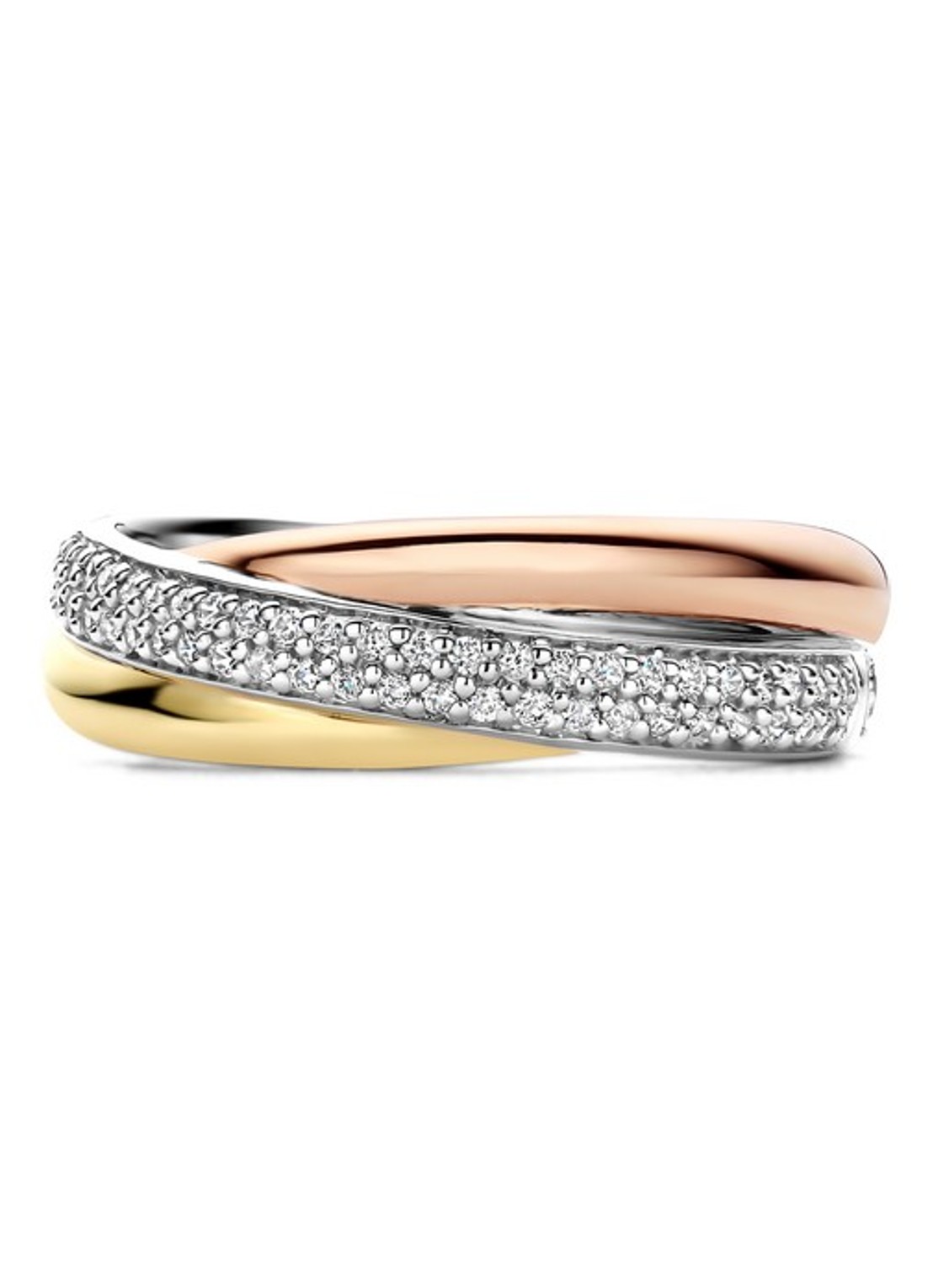 TI SENTO - Milano Ring verguld 12343ZT - detail 3 goud