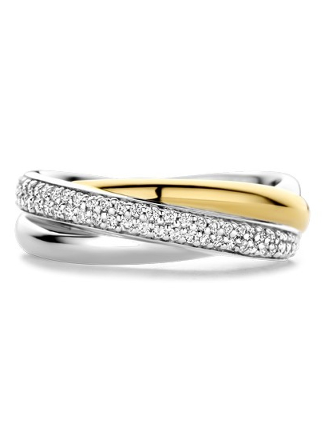TI SENTO - Milano Ring verguld 12343ZY - detail 7 zilver