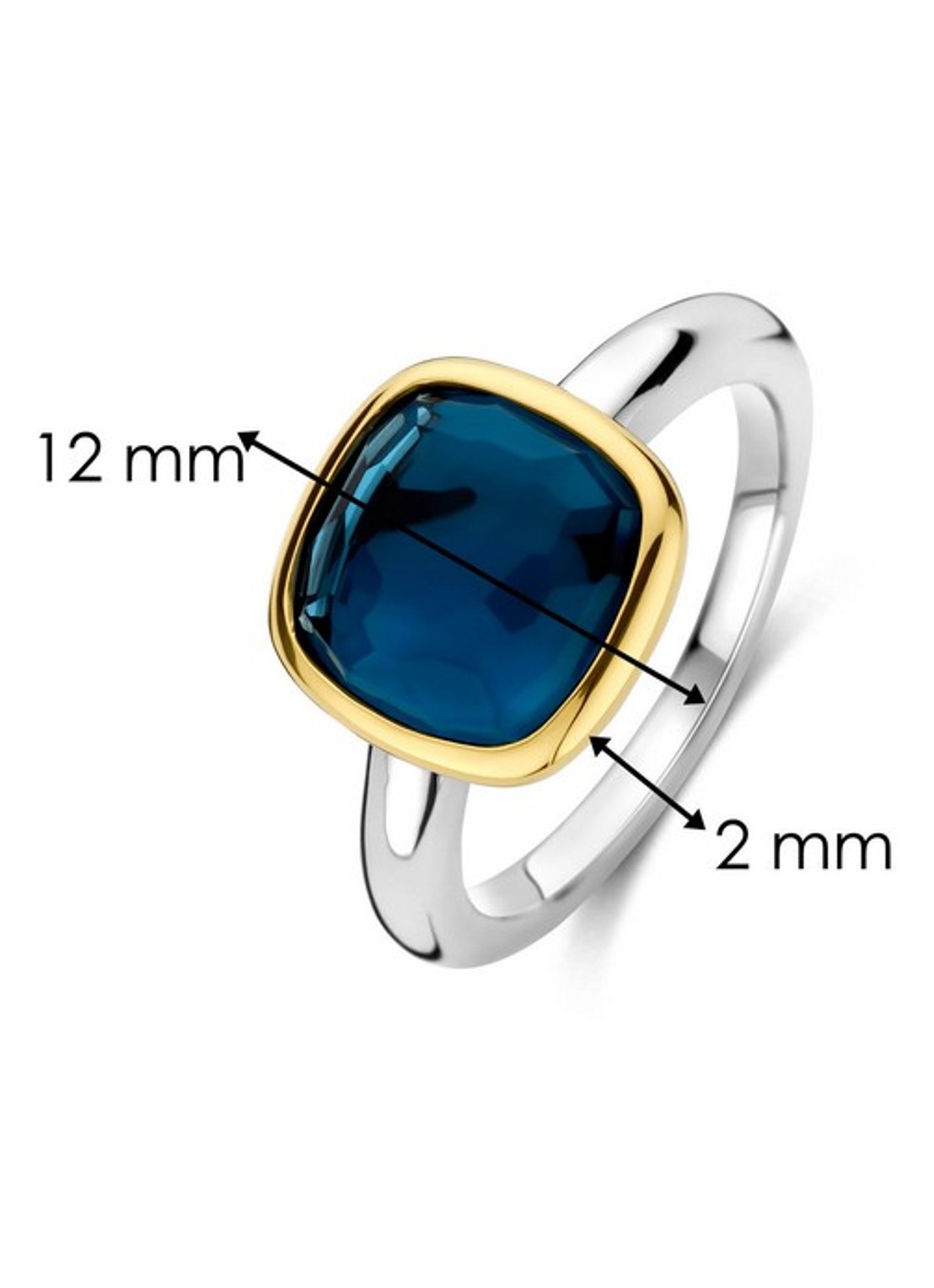 TI SENTO - Milano Ring verguld 12351DB - detail 2 zilver