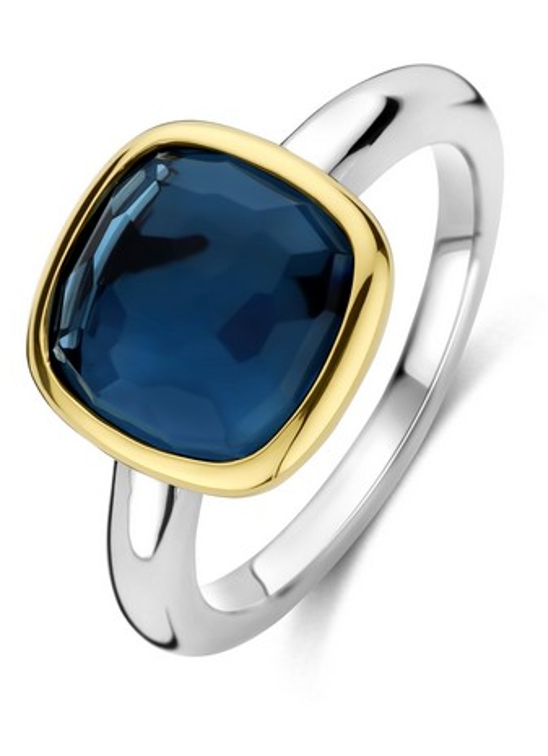 TI SENTO - Milano Ring verguld 12351DB - voorkant zilver