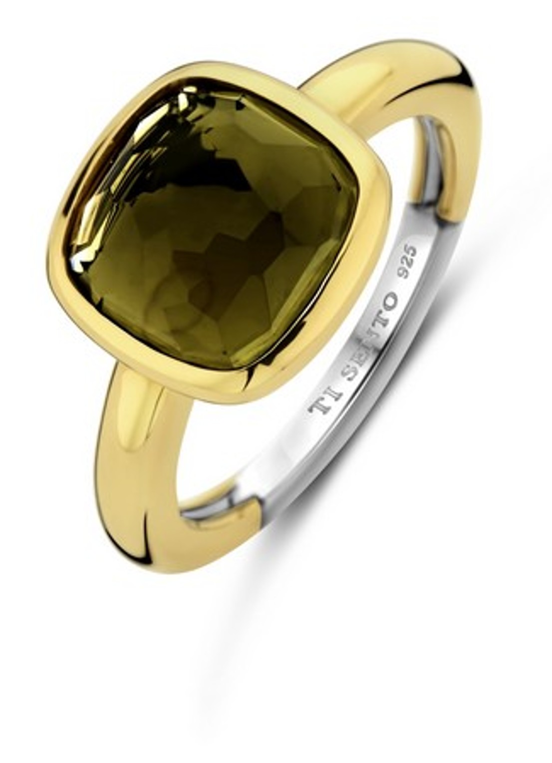 TI SENTO - Milano Ring verguld 12351KA - voorkant 3 goud
