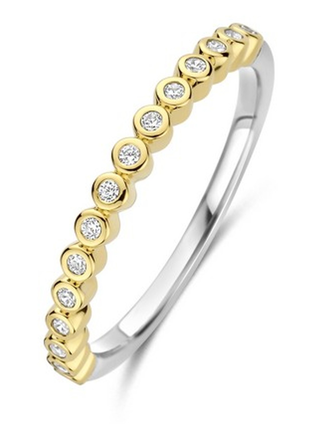 TI SENTO - Milano Ring verguld 12364ZY - voorkant goud