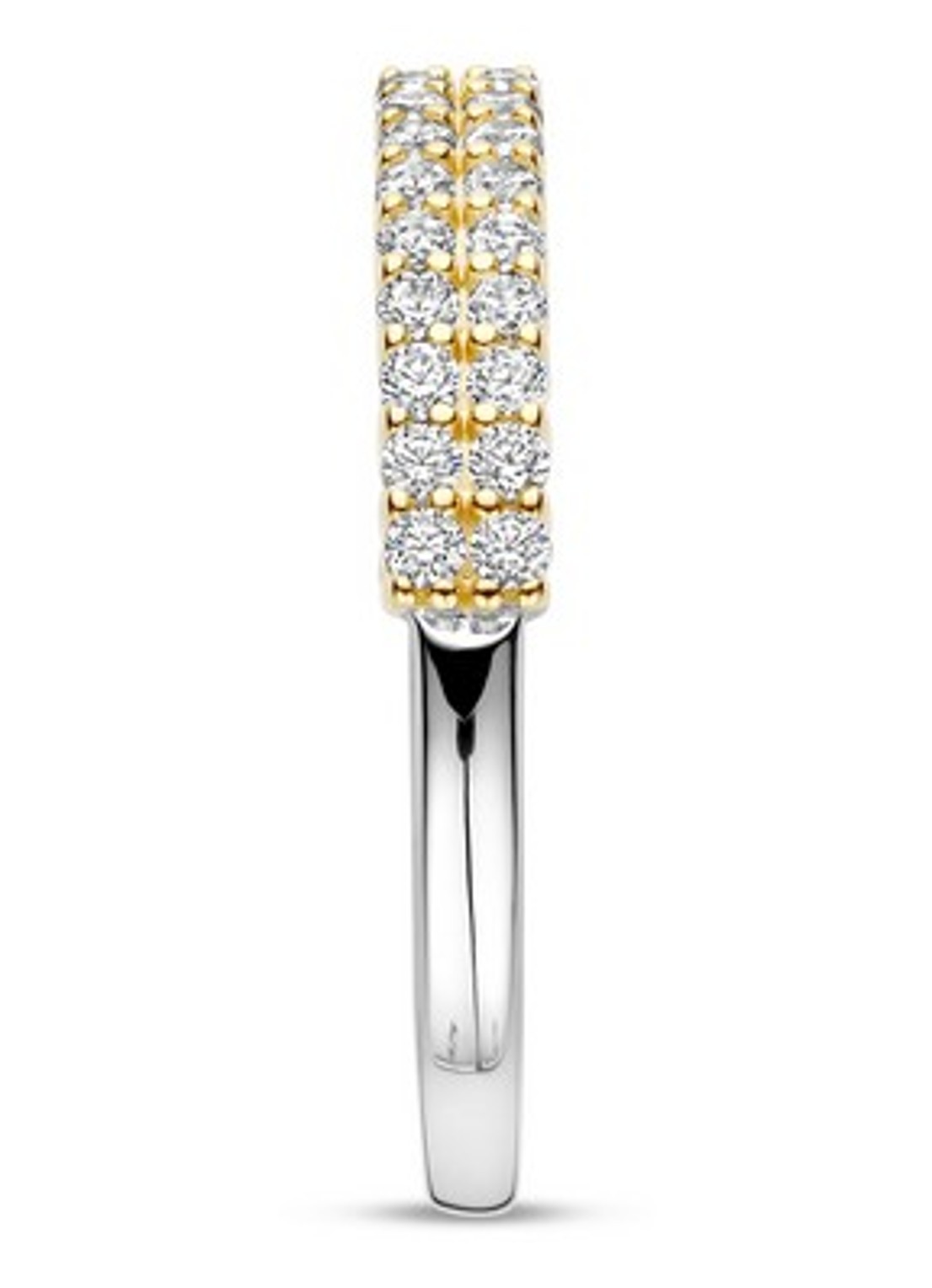TI SENTO - Milano Ring verguld 12366ZY - detail goud