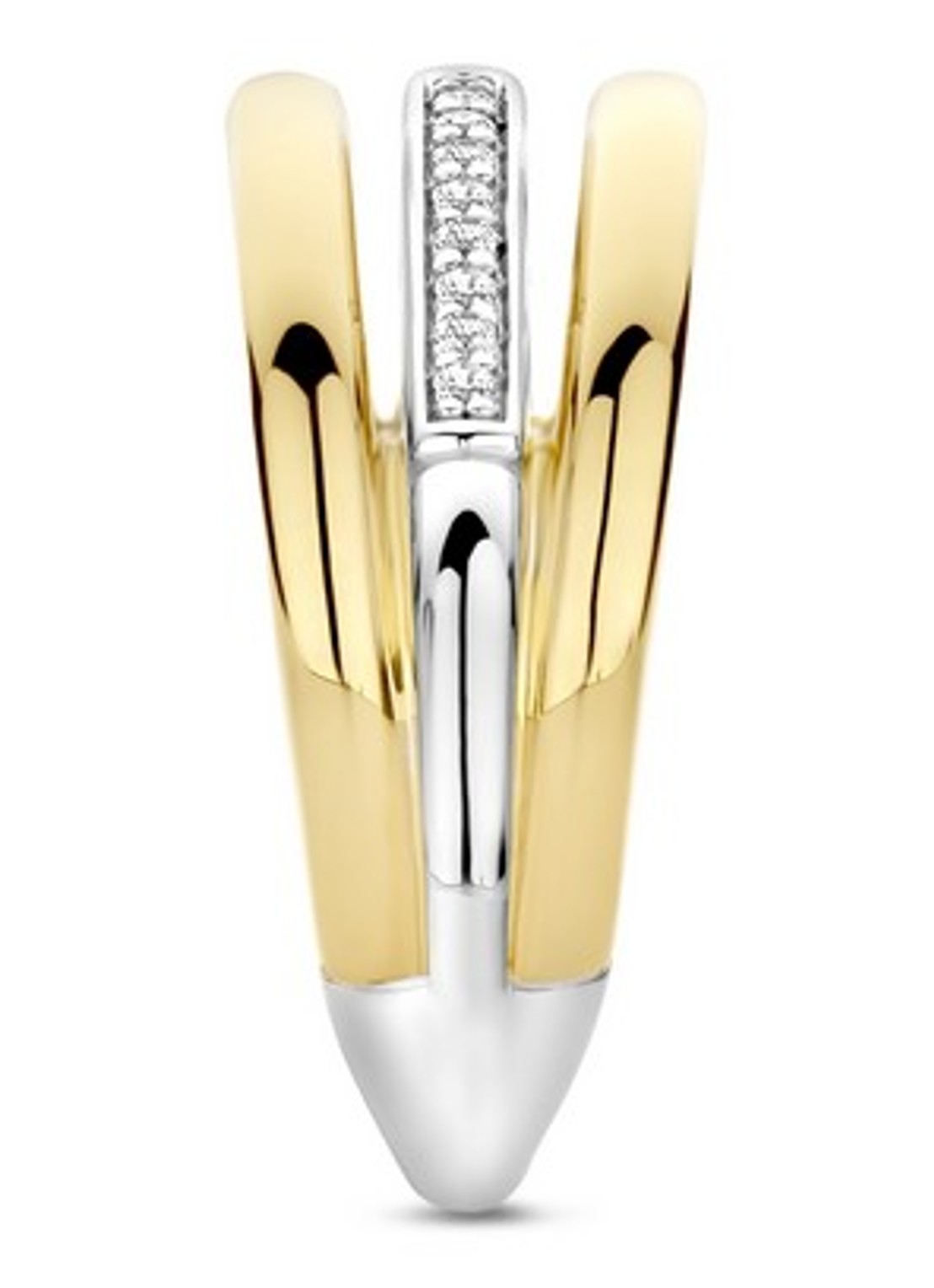 TI SENTO - Milano Ring verguld 12369ZY - detail 2 goud