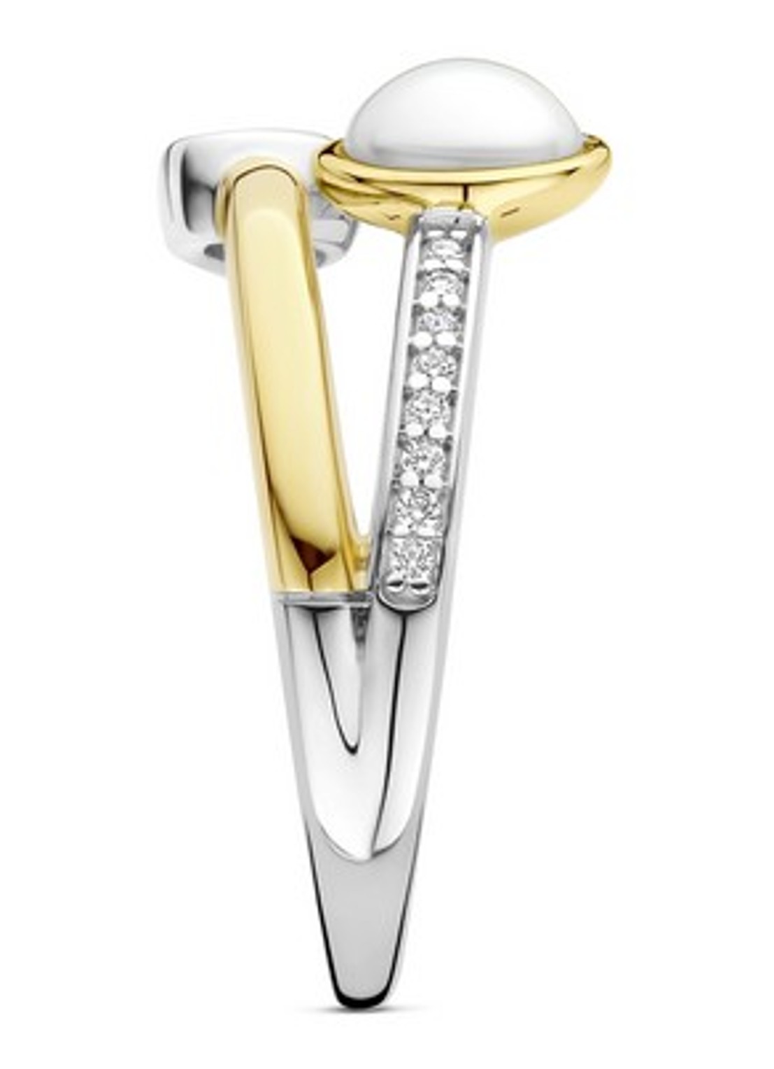 TI SENTO - Milano Ring verguld 12376YP - detail goud