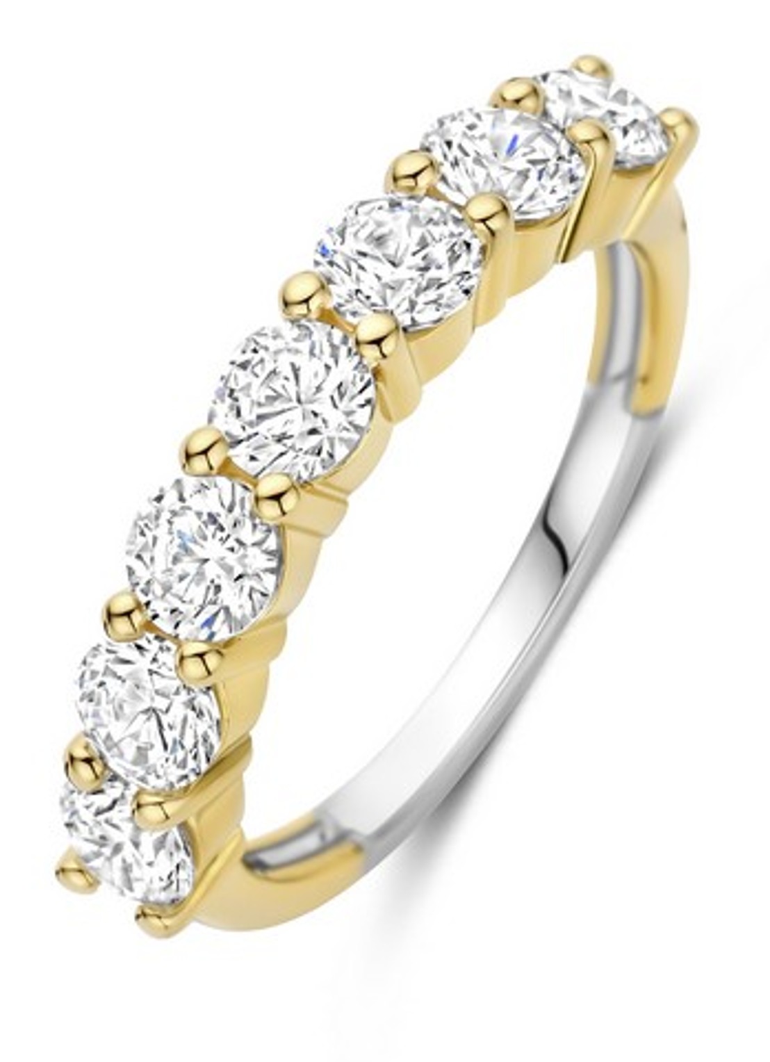 TI SENTO - Milano Ring verguld 12380ZY - voorkant 2 goud