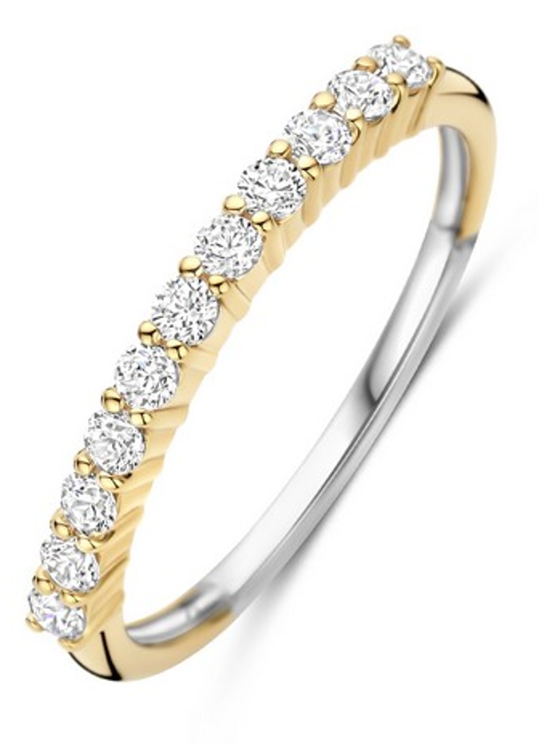 TI SENTO - Milano Ring verguld 12382ZY - voorkant 4 goud