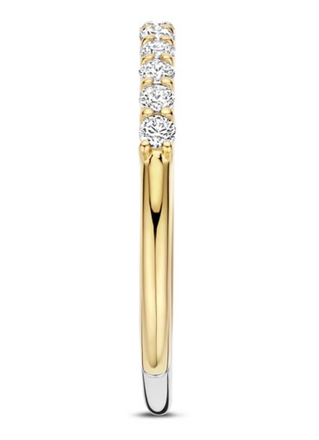 TI SENTO - Milano Ring verguld 12382ZY - detail goud