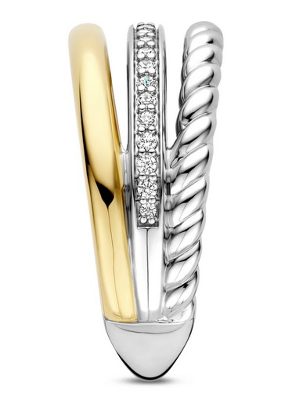 TI SENTO - Milano Ring verguld 12385ZY - detail 5 goud
