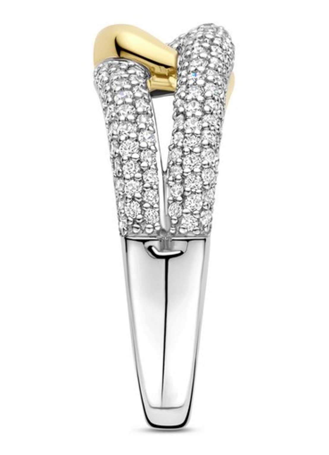 TI SENTO - Milano Ring verguld 12394ZY - detail goud