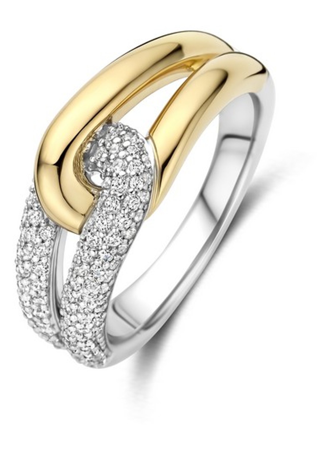 TI SENTO - Milano Ring verguld 12394ZY - voorkant 5 goud