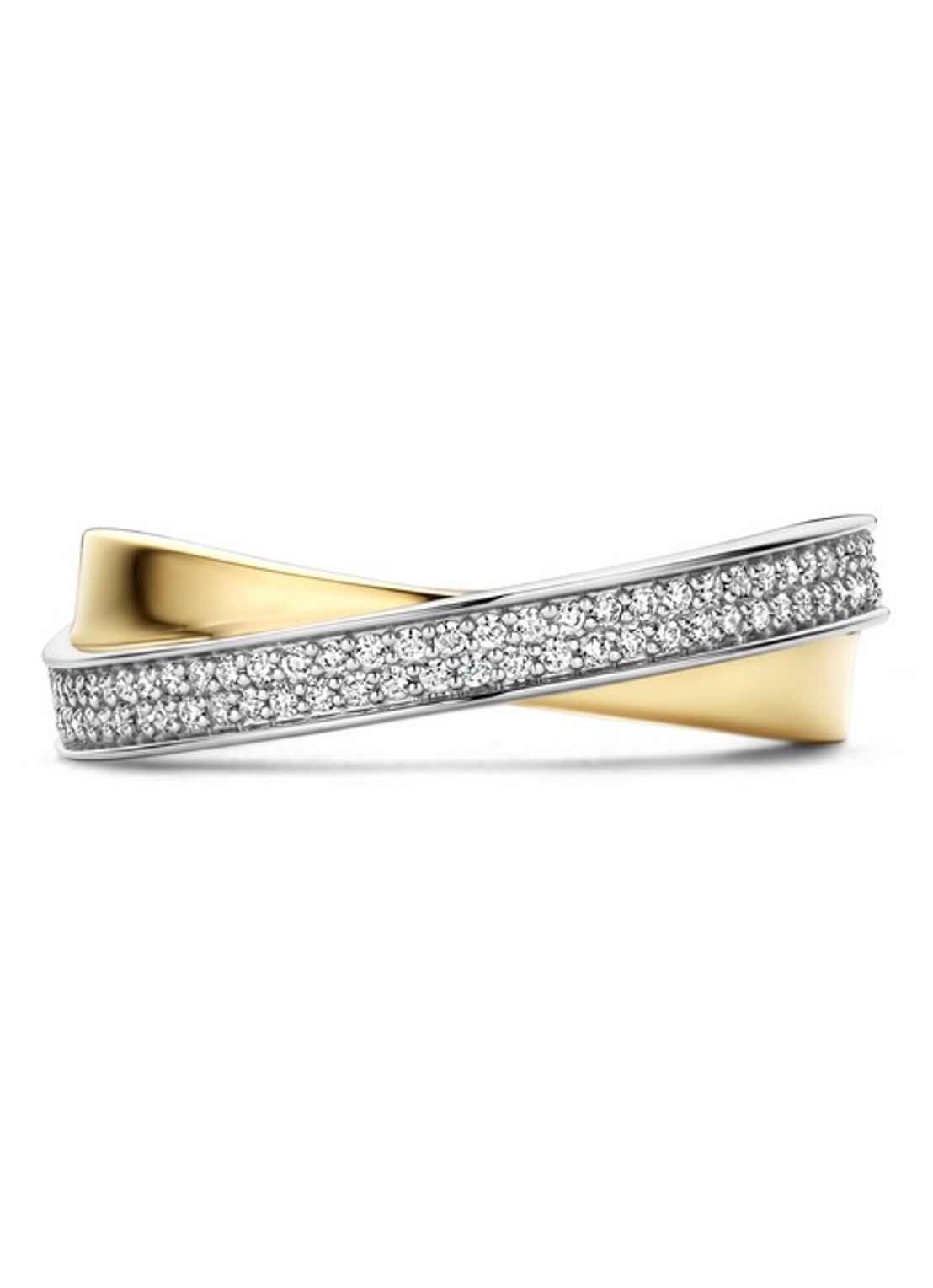 TI SENTO - Milano Ring verguld 12395ZY - detail goud