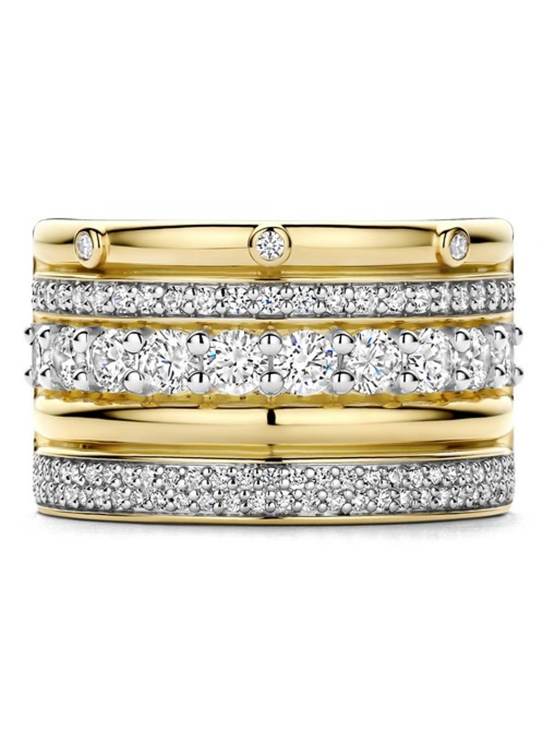 TI SENTO - Milano Ring verguld 12396ZY - detail 2 goud