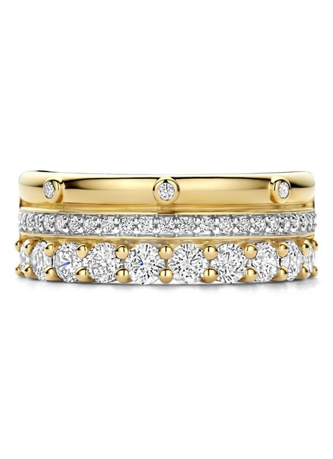 TI SENTO - Milano Ring verguld 12397ZY - detail 3 goud