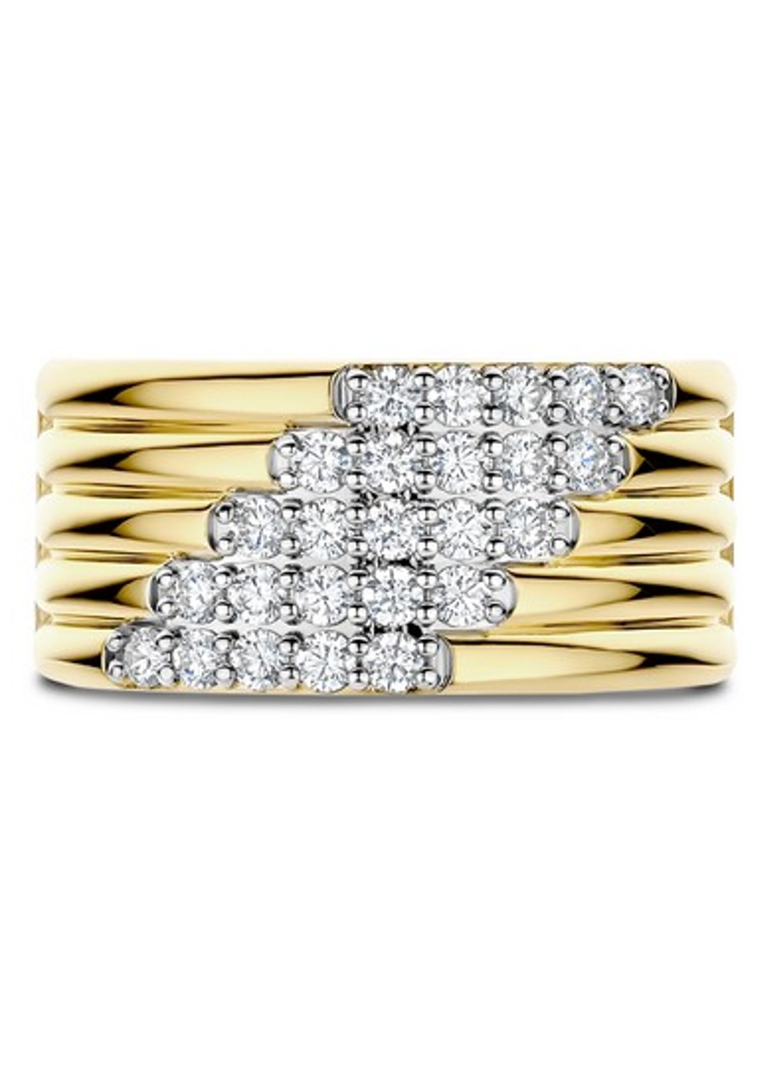 TI SENTO - Milano Ring verguld 12410ZY - detail 4 goud
