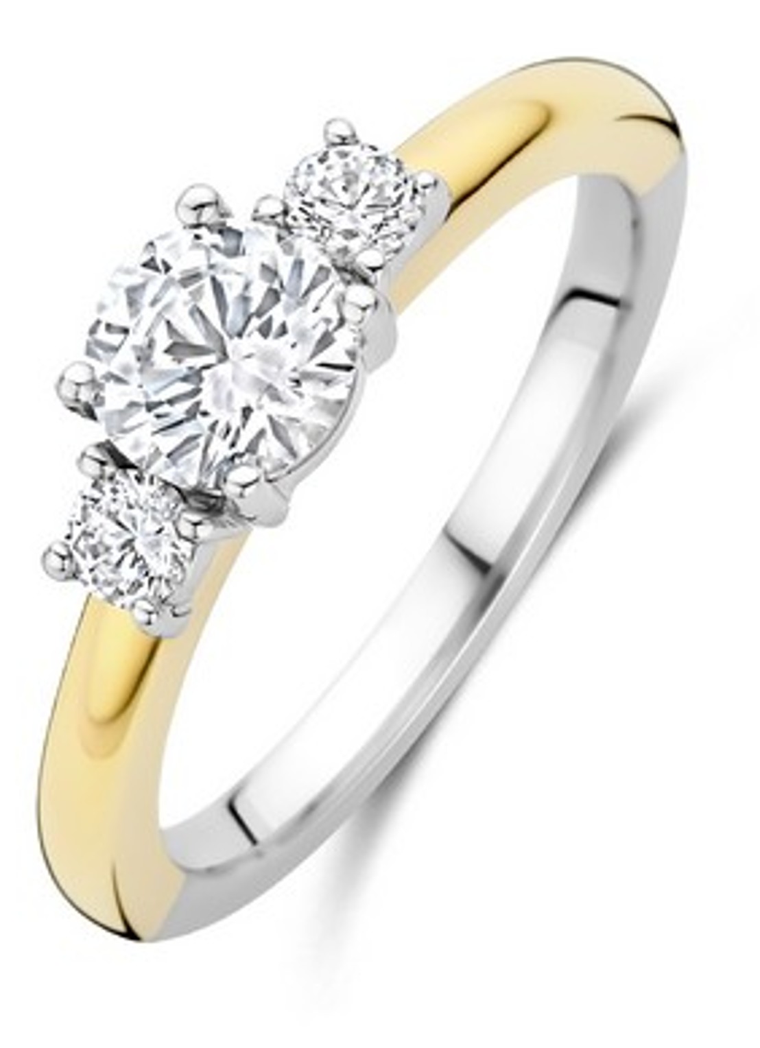 TI SENTO - Milano Ring verguld 1796ZY - voorkant goud