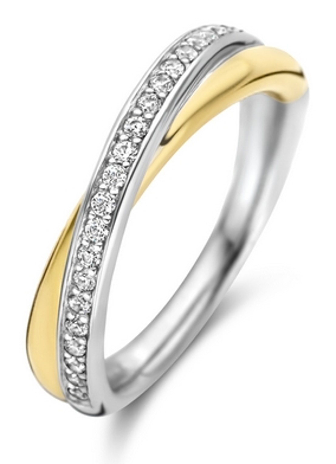 TI SENTO - Milano Ring verguld 1953ZY - voorkant 4 goud