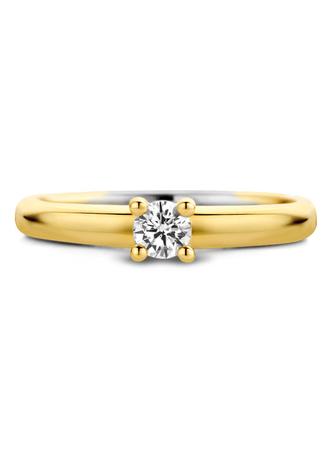 TI SENTO - Milano Ring verguld met zirkonia 12212ZY - detail 2 goud