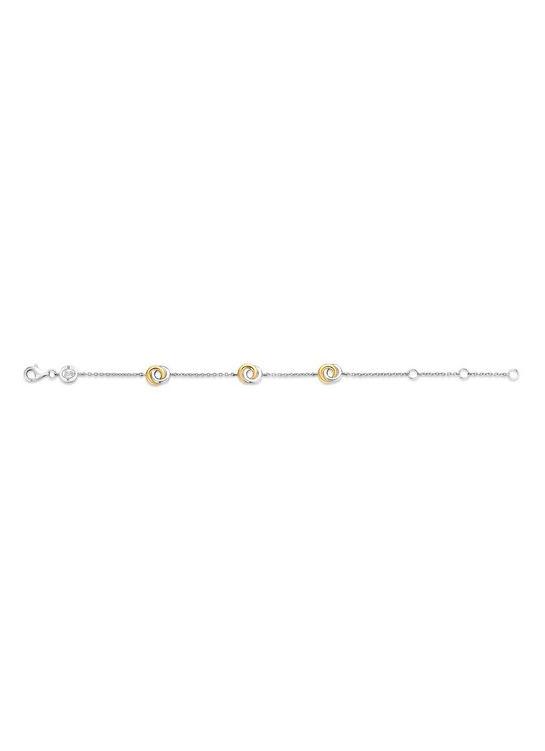 TI SENTO - Milano Schakelarmband verguld 2925SY - detail zilver