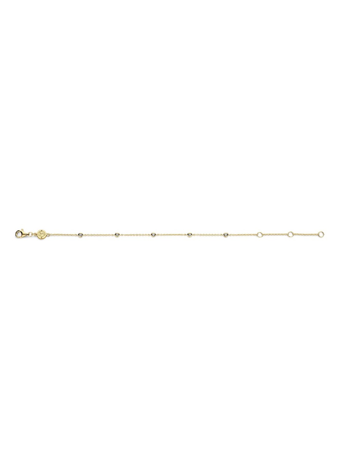 TI SENTO - Milano Schakelarmband verguld 2974ZY - detail 3 goud