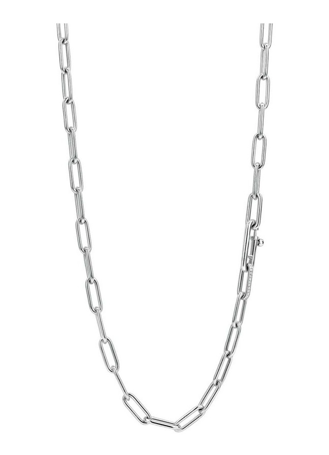 TI SENTO - Milano Schakelketting van zilver 3947ZI - detail 4 zilver