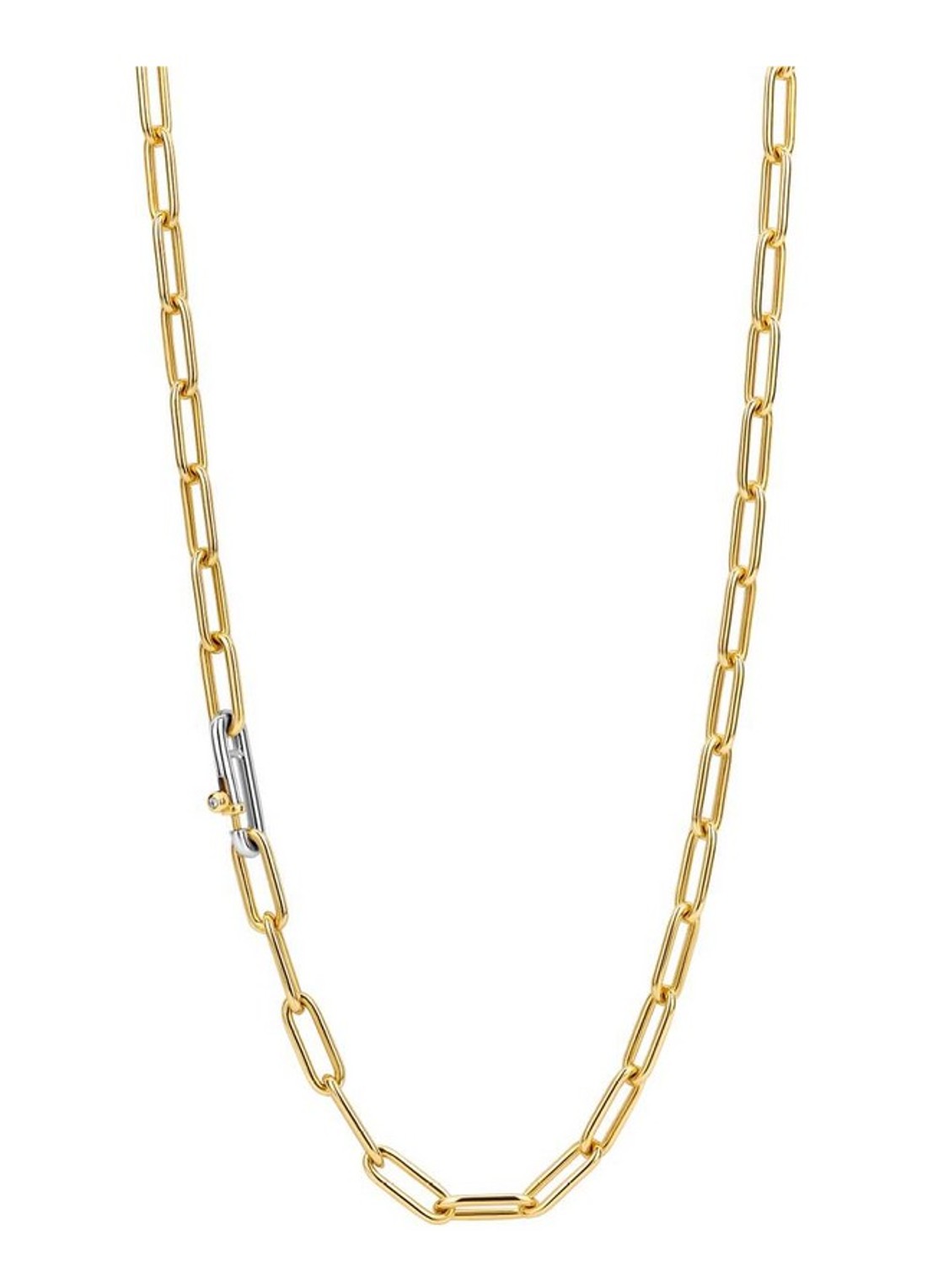 TI SENTO - Milano Schakelketting verguld 3947SY  - voorkant 6 goud