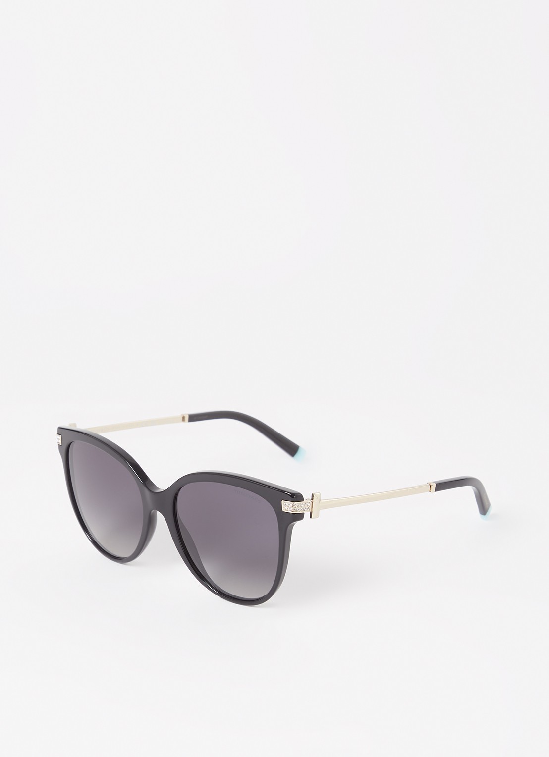 Tiffany & Co. Butterfly zonnebril gepolariseerd TF4193B  - voorkant zwart