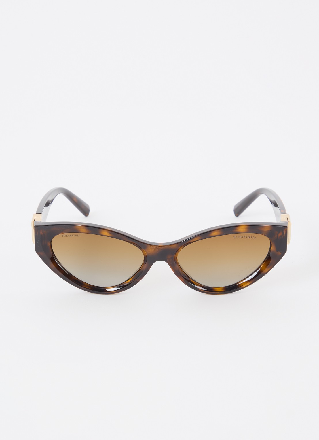 Tiffany & Co. Cat Eye zonnebril gepolariseerd TF4225U - detail donkerbruin