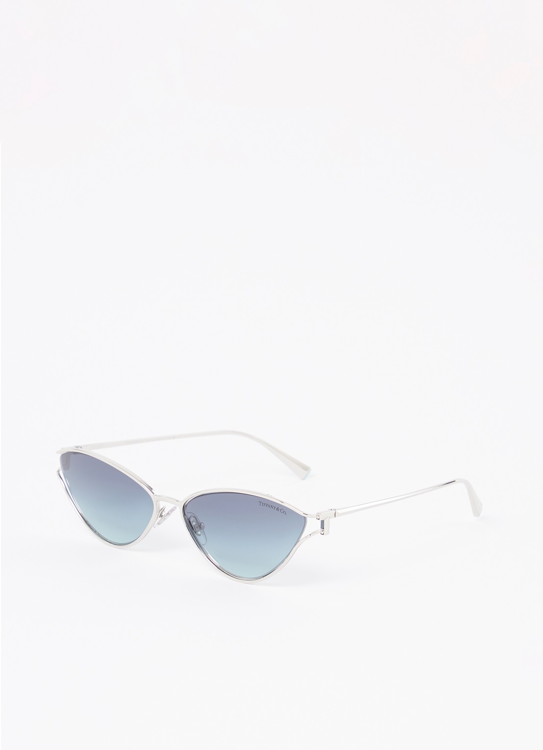 Tiffany & Co. Cat Eye zonnebril TF3095 - voorkant 4 zilver