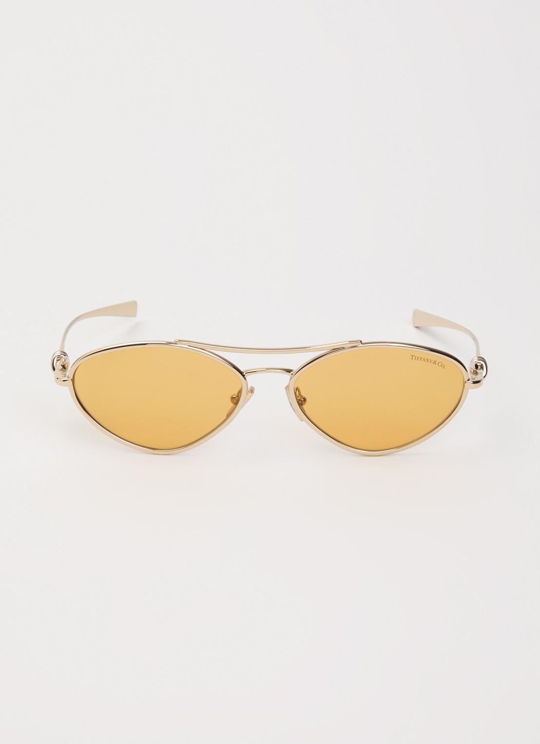 Tiffany & Co. Cat Eye zonnebril TF3117 - detail goud