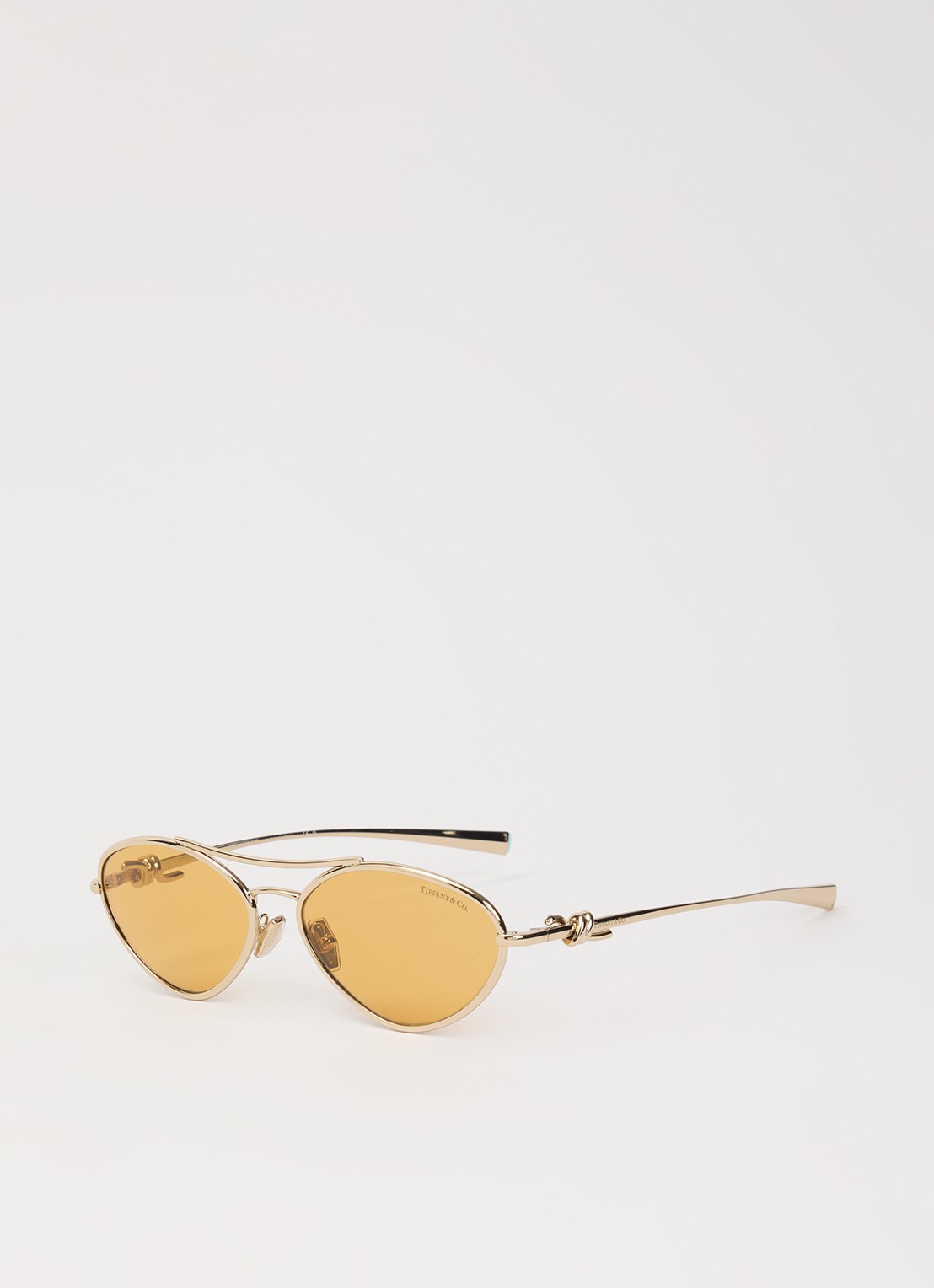 Tiffany & Co. Cat Eye zonnebril TF3117 - voorkant 4 goud