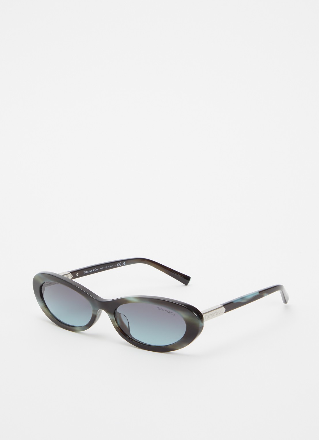 Tiffany & Co. Cat Eye zonnebril TF4250 - voorkant 4 blauwgrijs