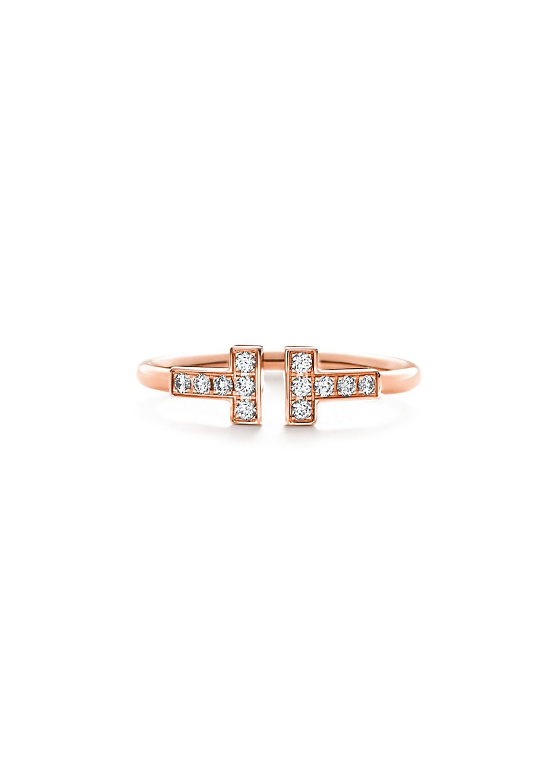 Tiffany & Co. Diamant Wire ring van 18 karaat roségoud 69847 - voorkant 4 undefined