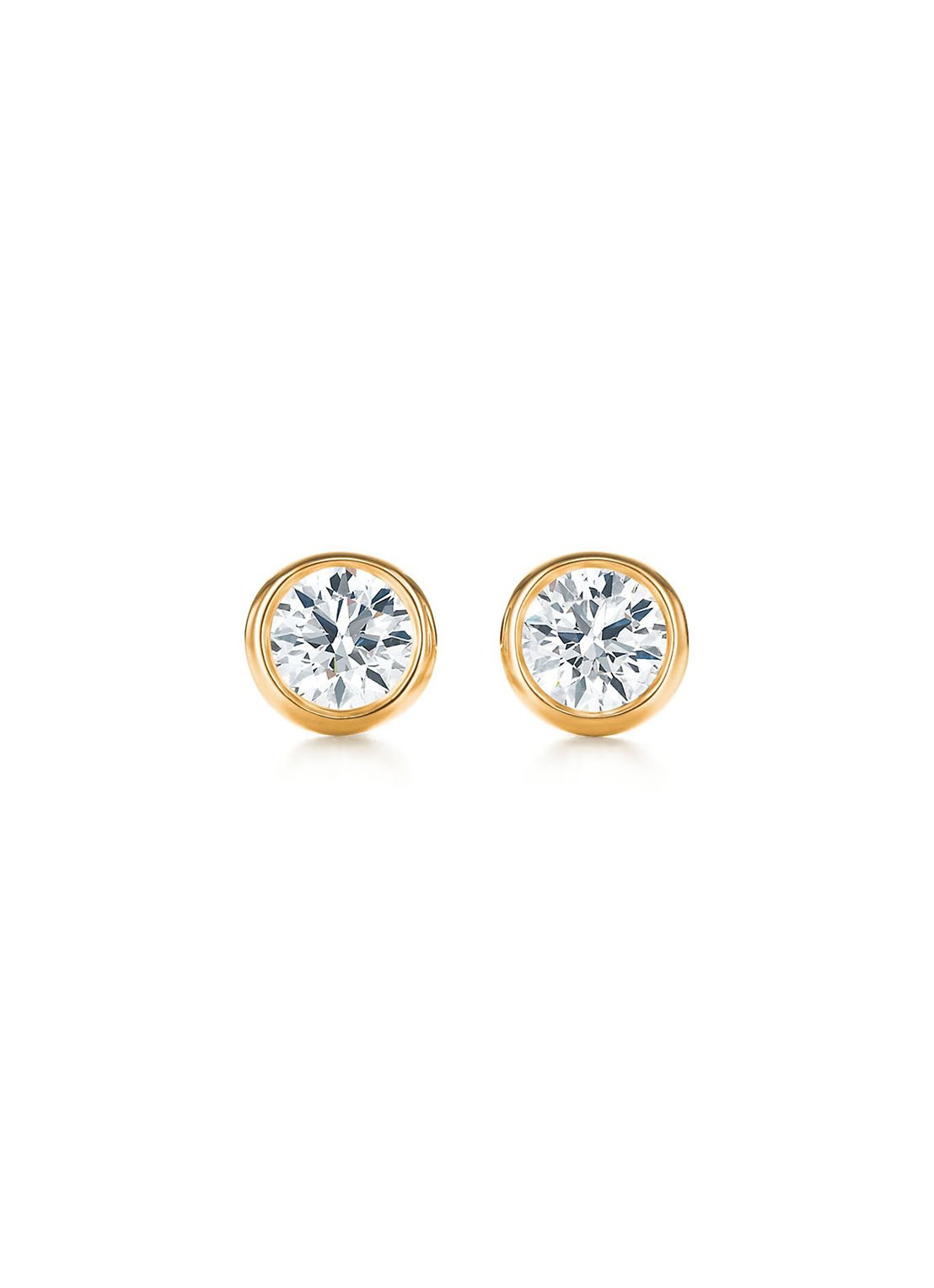 Tiffany & Co. Diamonds by the Yard oorknopjes van 18 karaat geelgoud met diamant 17729 - voorkant 3 undefined