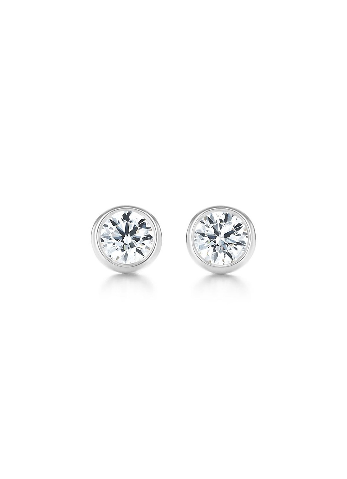 Tiffany & Co. Diamonds by the Yard oorknopjes van platina met diamant 27731 - voorkant 3 undefined