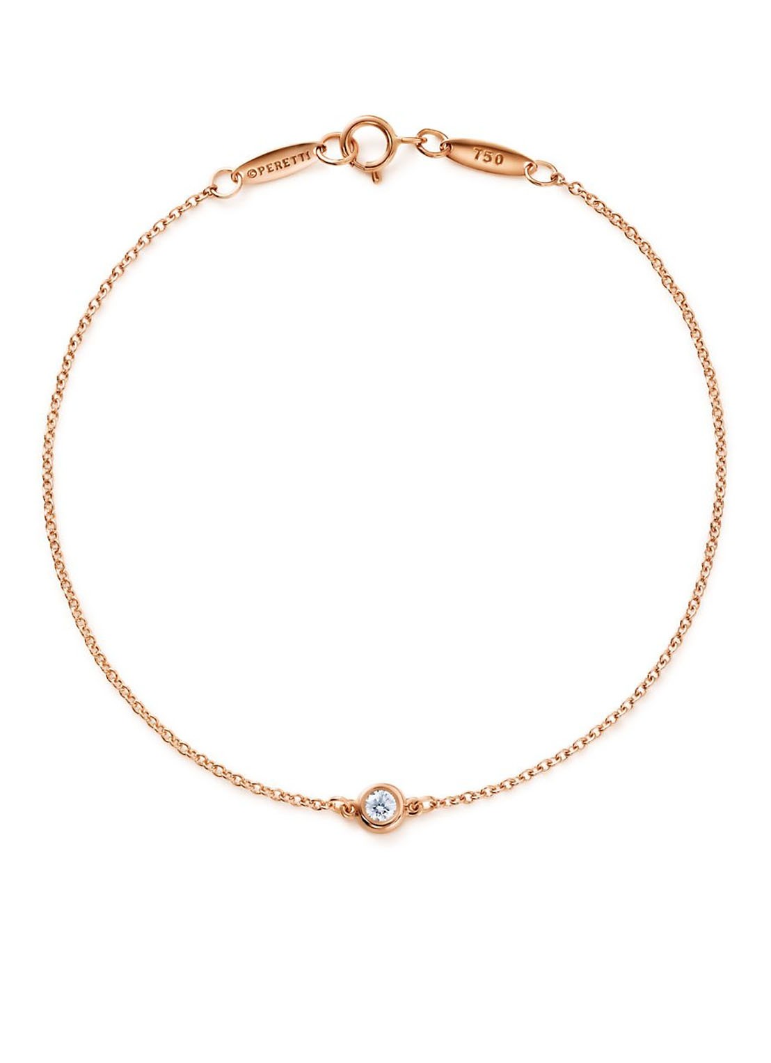 Tiffany & Co. Diamonds by the Yard schakelarmband van 18 karaat roségoud 62803 - voorkant 2 undefined