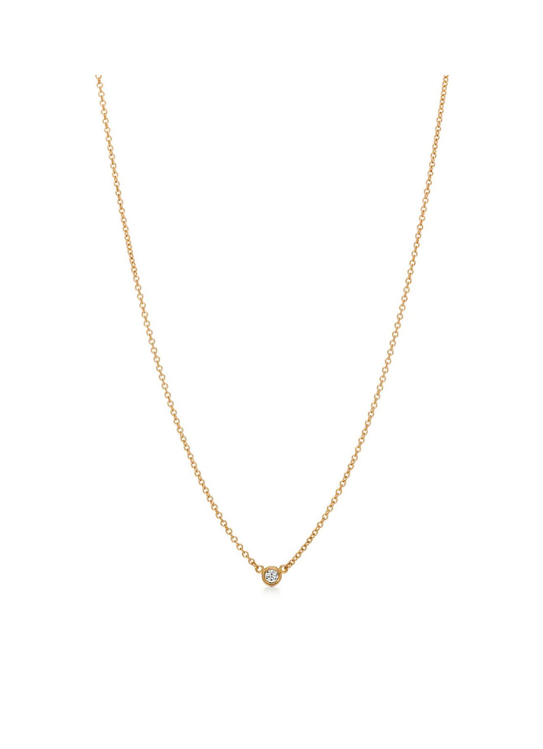 Tiffany & Co. Diamonds by the Yard Single ketting van 18 karaat geelgoud met diamant 18852 - voorkant 3 undefined