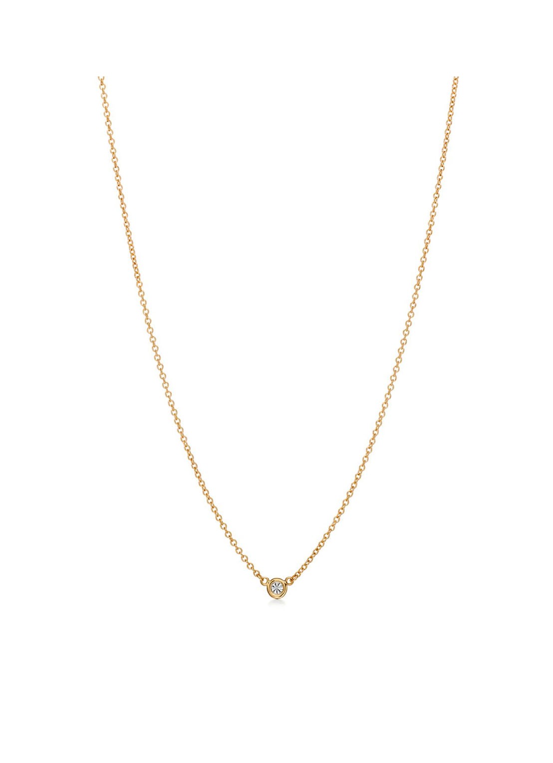 Tiffany & Co. Diamonds by the Yard Single ketting van 18 karaat geelgoud met diamant 18852 - voorkant 4 undefined