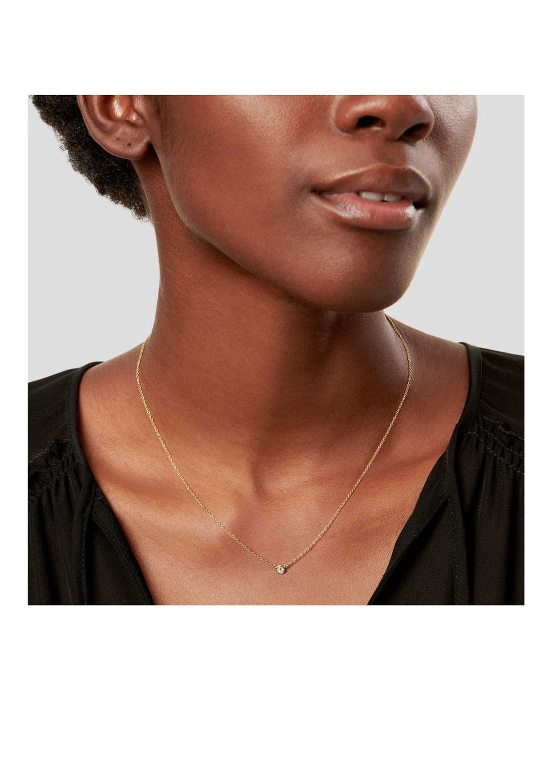 Tiffany & Co. Diamonds by the Yard Single ketting van 18 karaat geelgoud met diamant 18853 - detail undefined