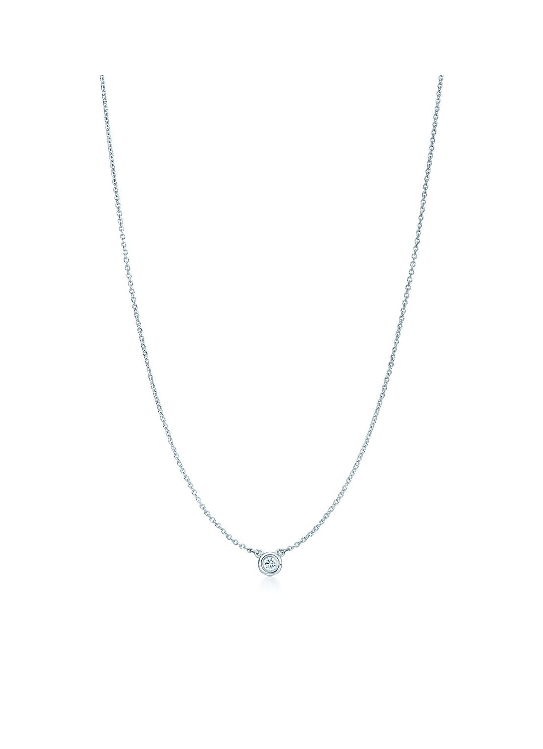 Tiffany & Co. Diamonds by the Yard Single ketting van sterling zilver met diamant 59714 - voorkant 2 undefined