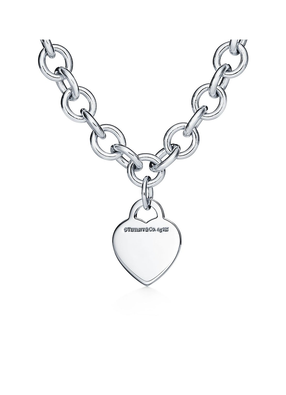 Tiffany & Co. Heart Tag Link schakelketting van sterling zilver 40989 - voorkant 4 undefined
