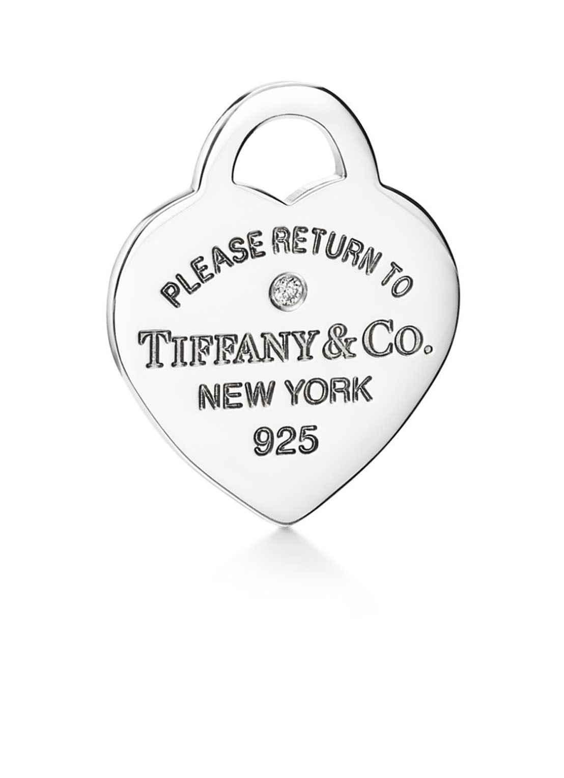 Tiffany & Co. Heart Tag Small ketting van sterling zilver met diamant 21821 - detail 2 undefined