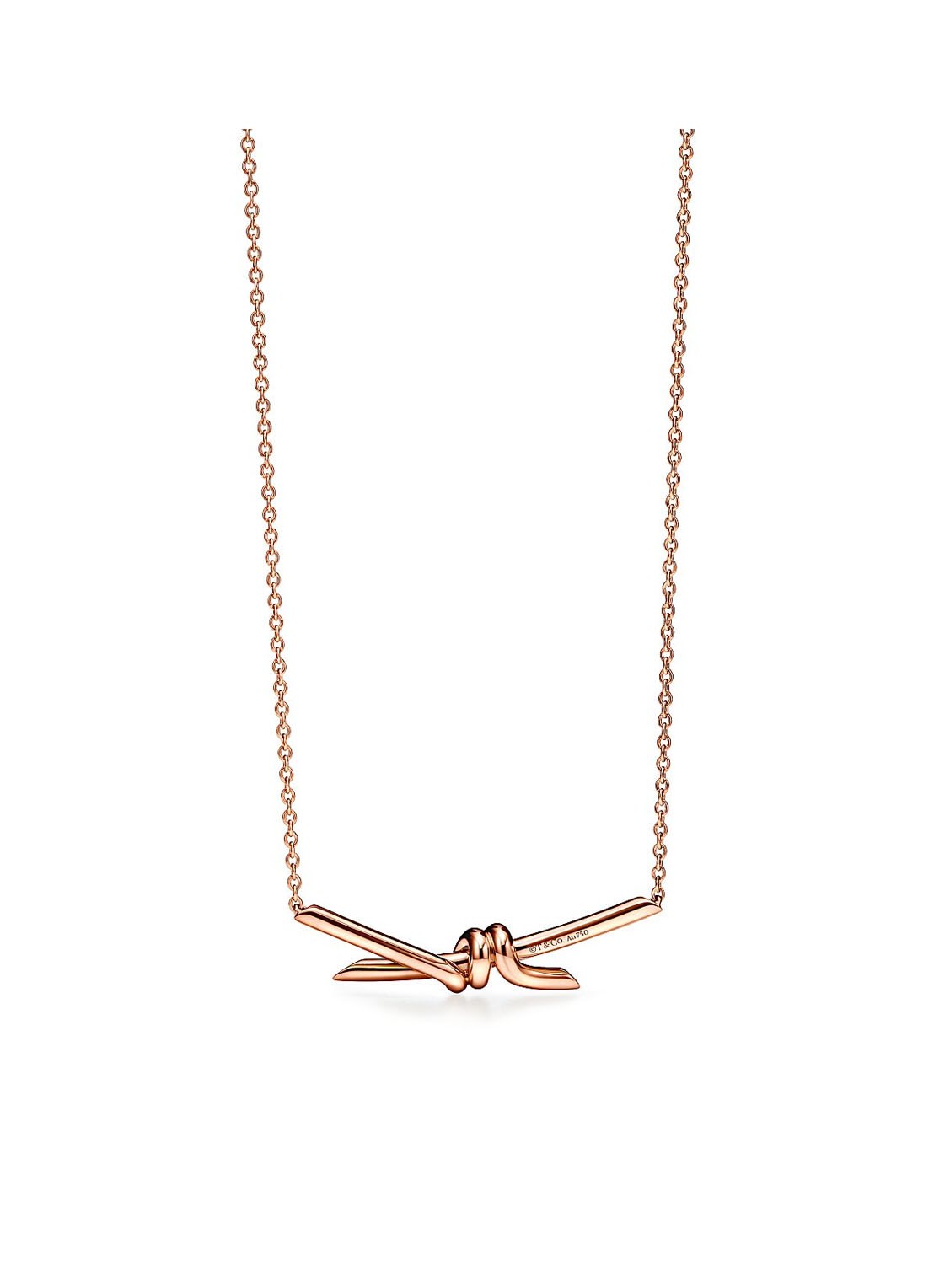 Tiffany & Co. Ketting van 18 karaat roségoud met hanger 48595 - voorkant 4 undefined
