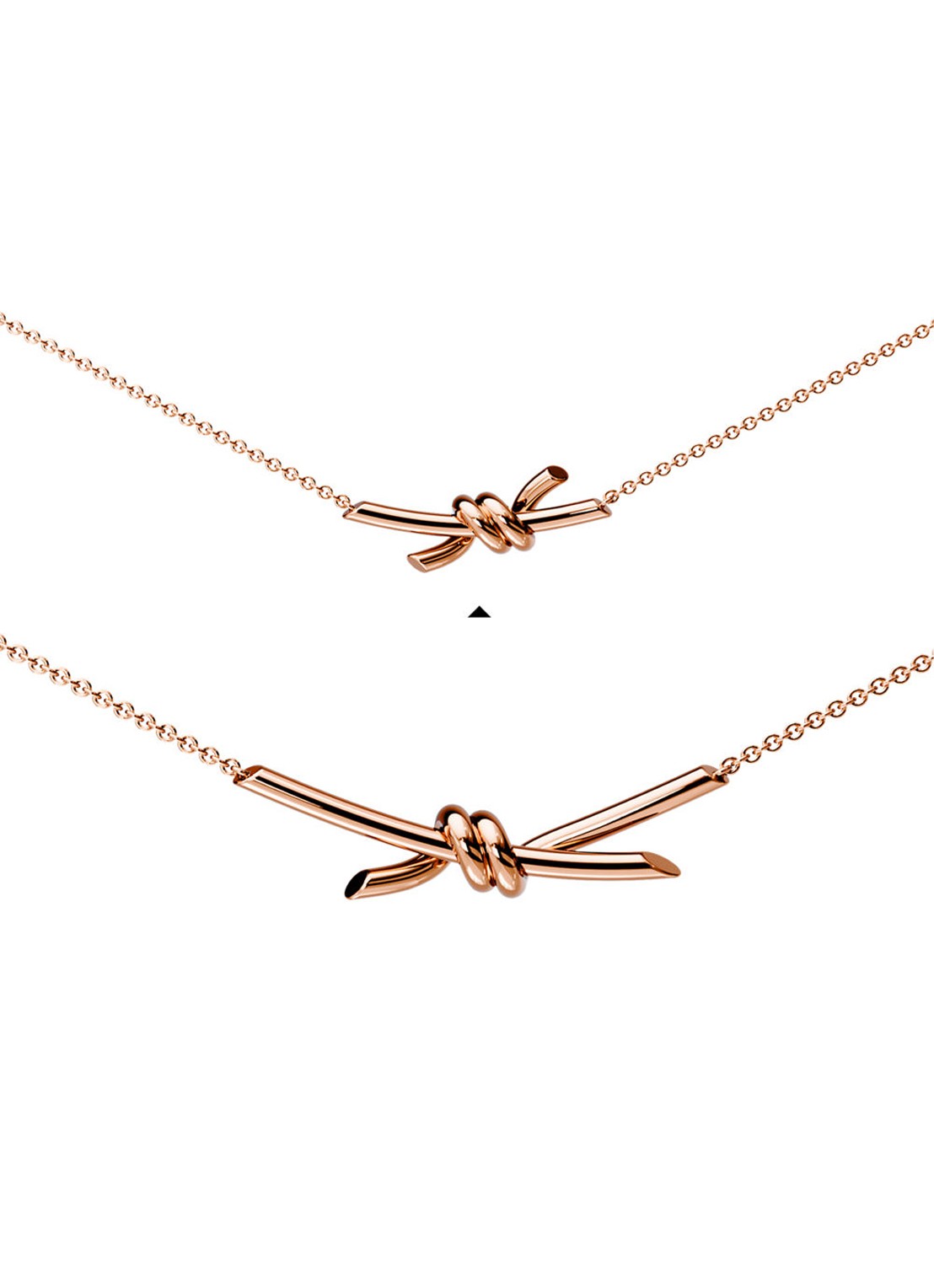 Tiffany & Co. Knot Small ketting van 18 karaat roségoud 84885 - detail 6 undefined