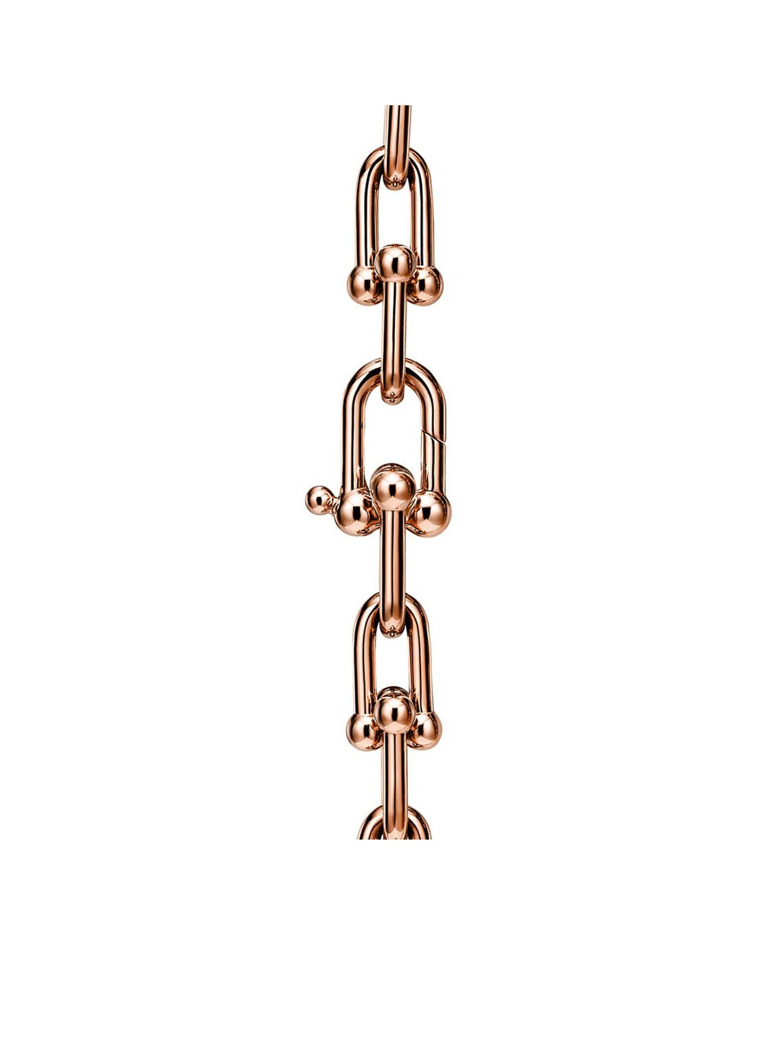 Tiffany & Co. Medium Link ketting van 18 karaat roségoud 76339 - achterkant undefined