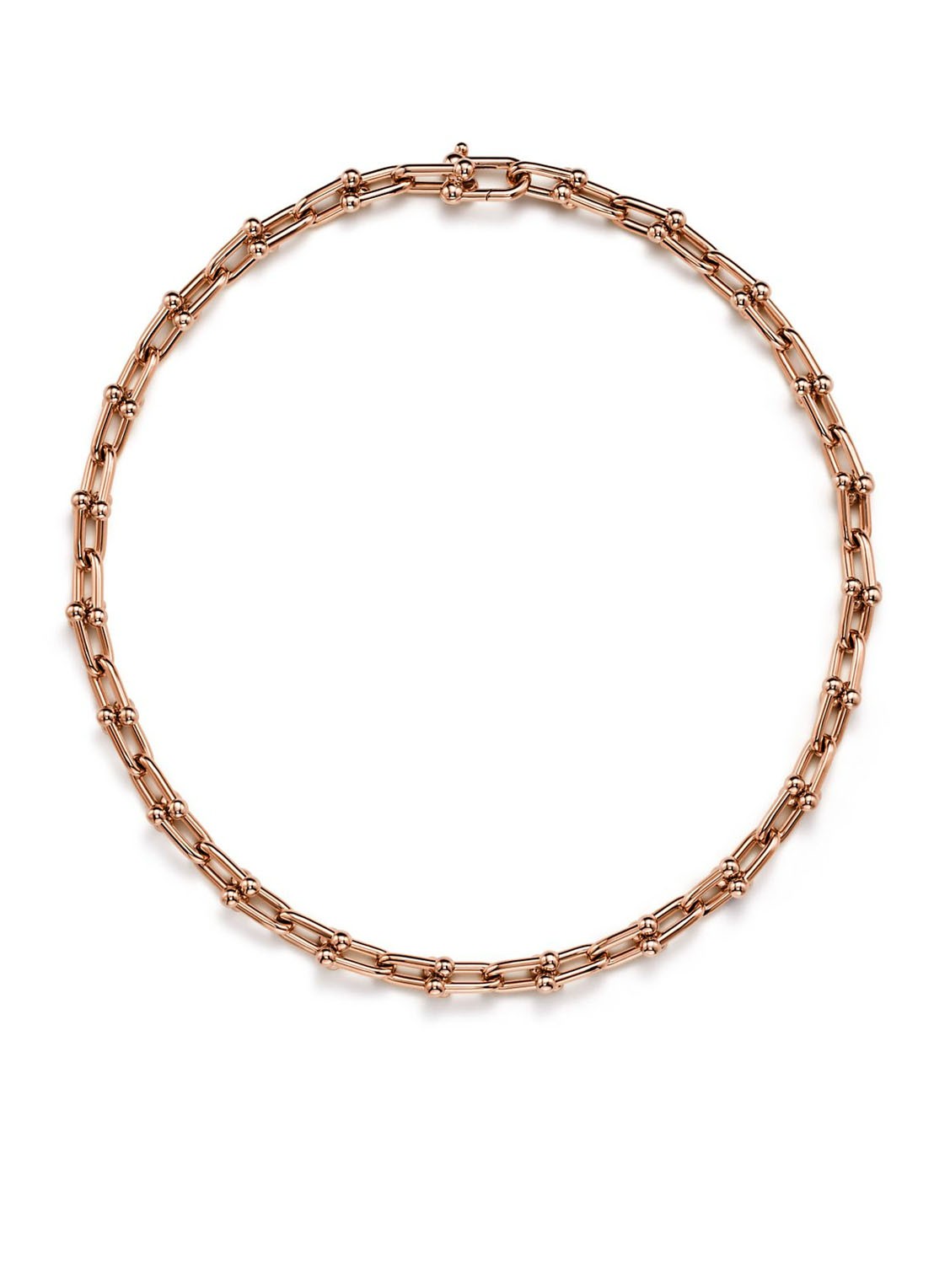 Tiffany & Co. Medium Link ketting van 18 karaat roségoud 76339 - voorkant 5 undefined