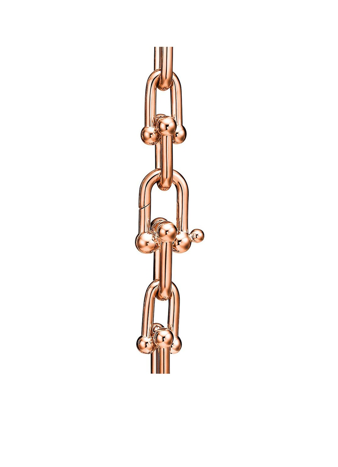 Tiffany & Co. Medium Link schakelarmband van 18 karaat roségoud 76342 - detail undefined
